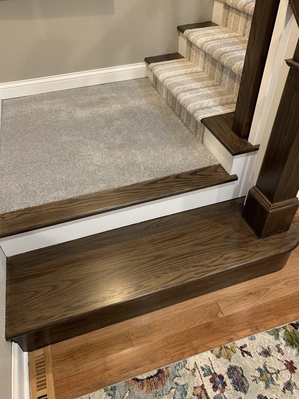 Welcome to B&D Flooring Inc in Grafton, ND, your hometown flooring store. | Check out our extensive gallery of Stair renovations! | 701-352-0092